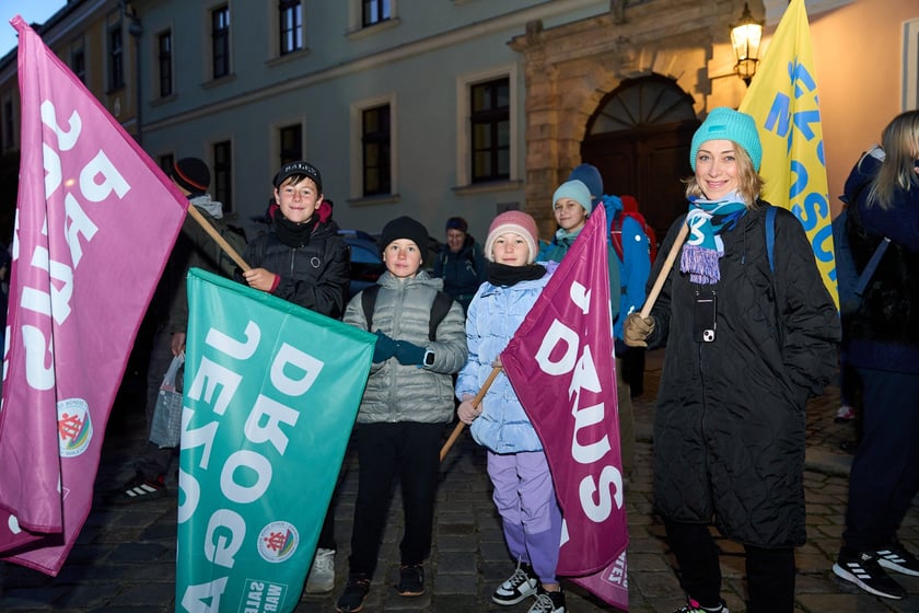 Piesza pielgrzymka z Wrocławia do Trzebnicy - zdjęcia pielgrzymów, 12 października 2024 r.