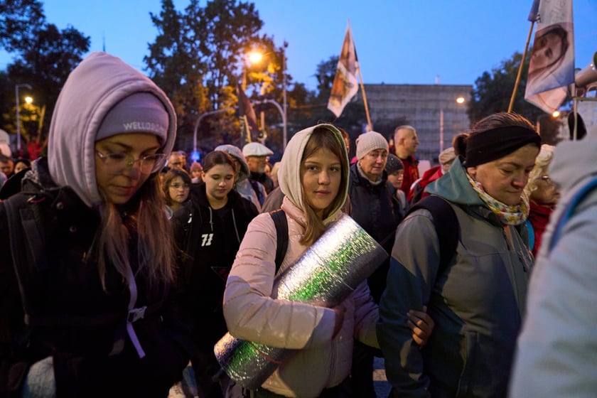 Piesza pielgrzymka z Wrocławia do Trzebnicy - zdjęcia pielgrzymów, 12 października 2024 r.