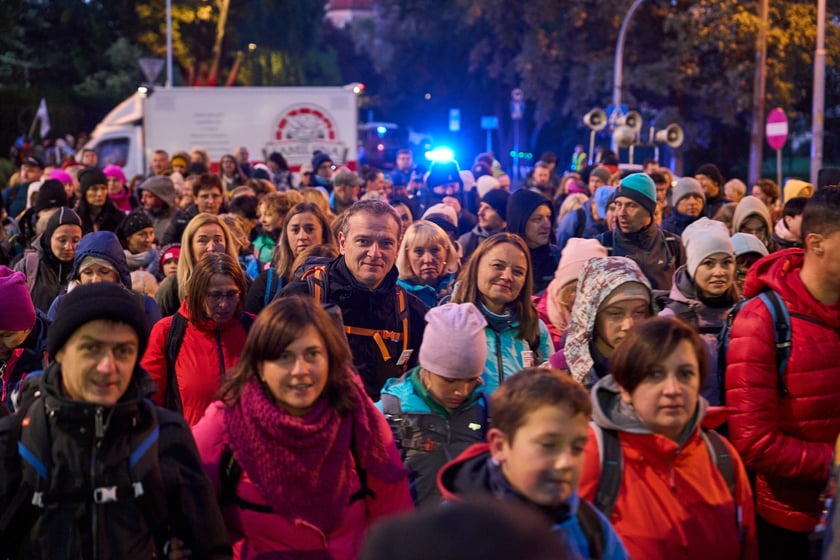Piesza pielgrzymka z Wrocławia do Trzebnicy - zdjęcia pielgrzymów, 12 października 2024 r.