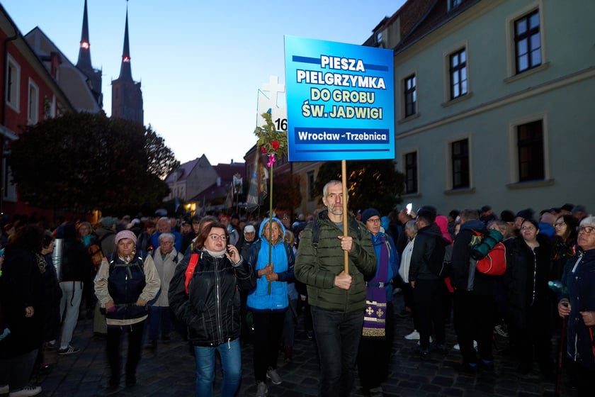 Piesza pielgrzymka z Wrocławia do Trzebnicy - zdjęcia pielgrzymów, 12 października 2024 r.