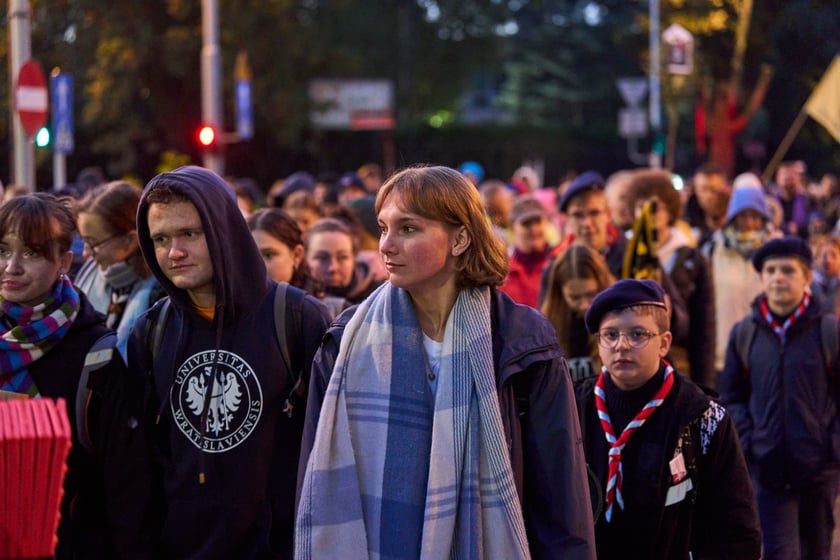 Piesza pielgrzymka z Wrocławia do Trzebnicy - zdjęcia pielgrzymów, 12 października 2024 r.