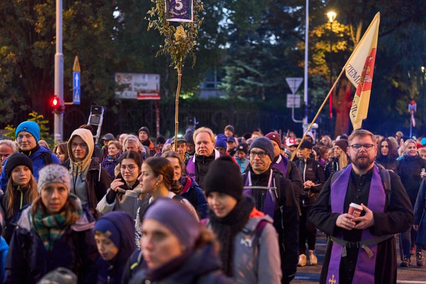 Piesza pielgrzymka z Wrocławia do Trzebnicy - zdjęcia pielgrzymów, 12 października 2024 r.