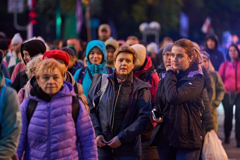 Piesza pielgrzymka z Wrocławia do Trzebnicy - zdjęcia pielgrzymów, 12 października 2024 r.