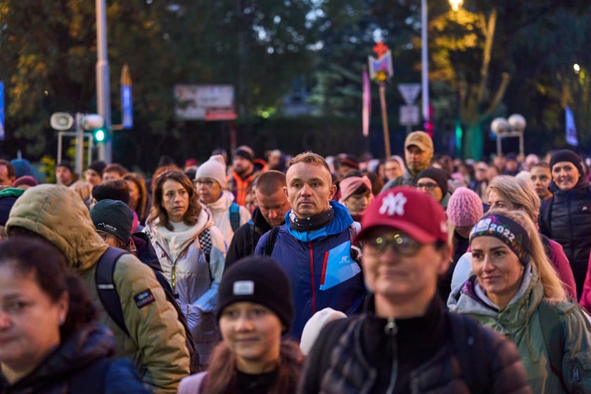 Piesza pielgrzymka z Wrocławia do Trzebnicy - zdjęcia pielgrzymów, 12 października 2024 r.