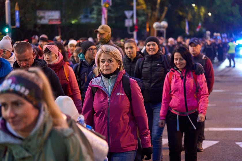 Piesza pielgrzymka z Wrocławia do Trzebnicy - zdjęcia pielgrzymów, 12 października 2024 r.