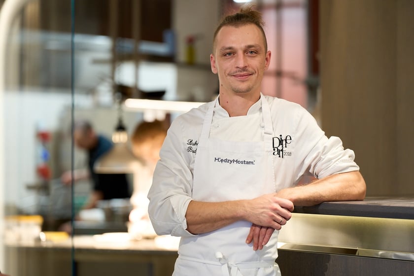 Łukasz Budzik, laureat Kulinarnego Grand Prix Wrocławia, szef kuchni restauracji Miedzy Mostami&nbsp;