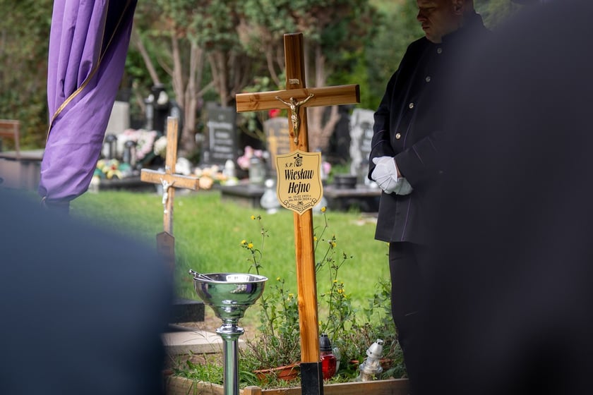 Pogrzeb Wiesława Hejno na Cmentarzu Osobowickim