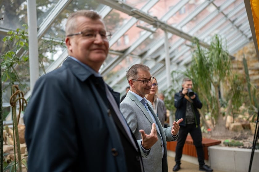 Podpisanie umowy o budowie Palmiarni w Ogrodzie Botanicznym we Wrocławiu