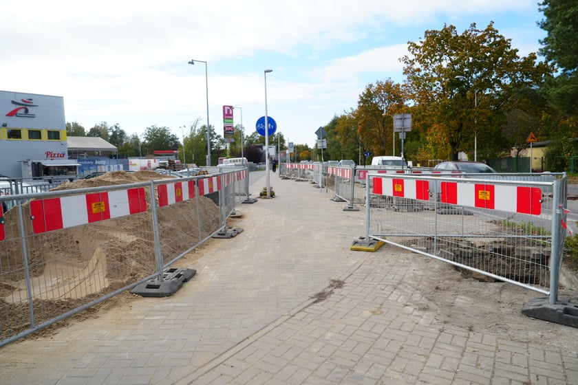 Przebudowywane drogi i ich okolica na Maślicach