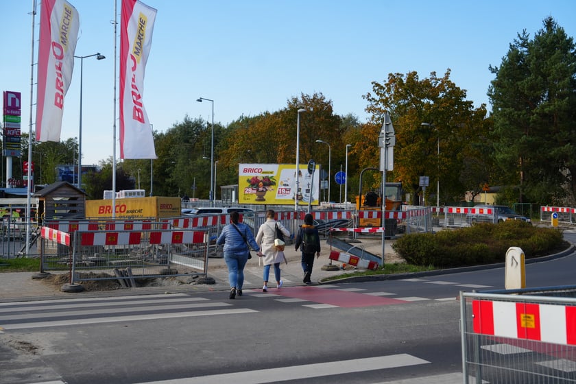 Przebudowywane drogi i ich okolica na Maślicach