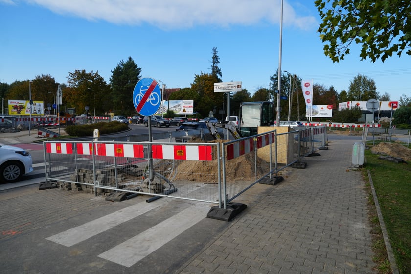 Przebudowywane drogi i ich okolica na Maślicach