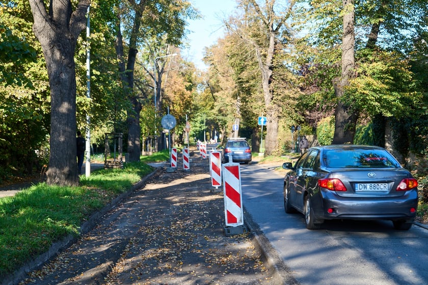 Wymiana nawierzchni na Ołtaszyńskiej, 16 października 2024