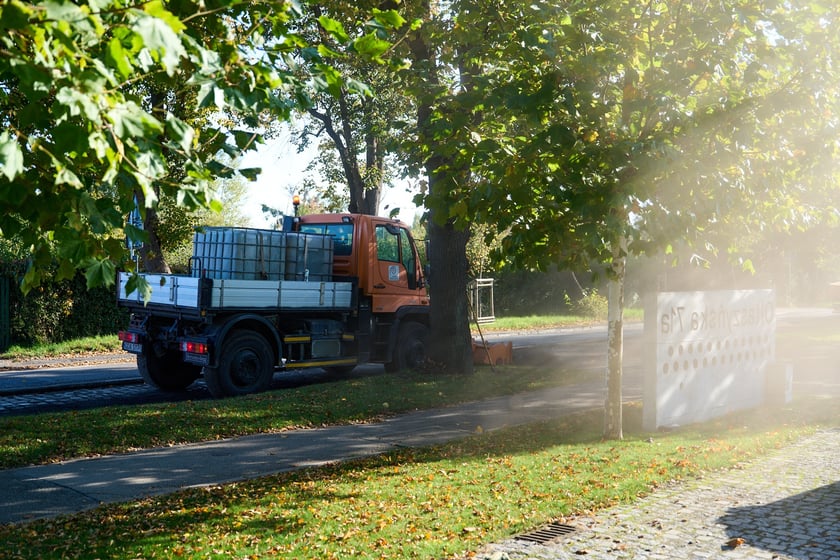 Wymiana nawierzchni na Ołtaszyńskiej, 16 października 2024