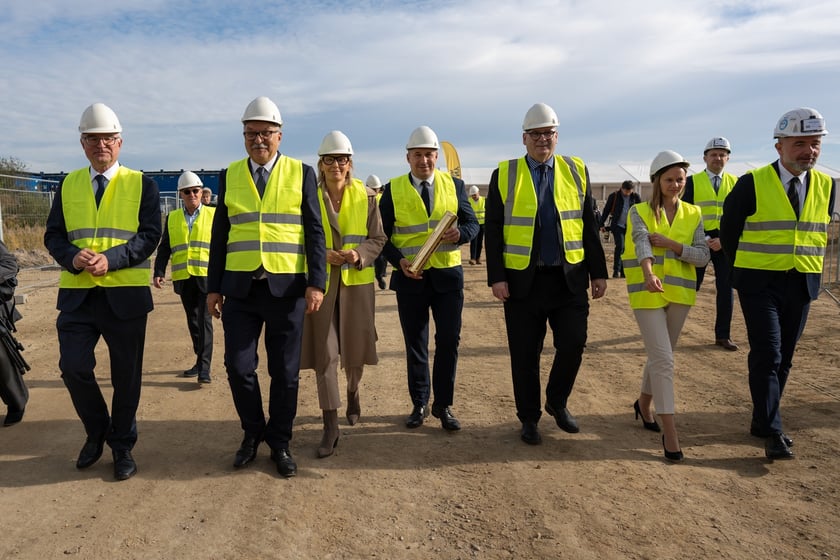 Uroczystość wmurowania kamienia węgielnego pod nowy szpital onkologiczny we Wrocławiu