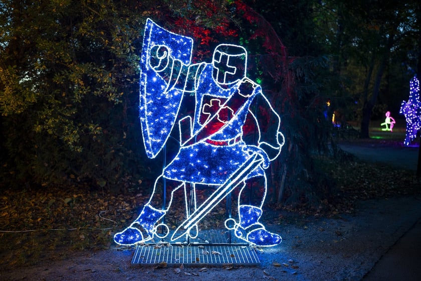 Lumina Park w Zamku Topacz pod Wrocławiem