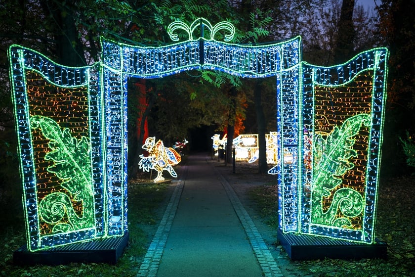 Lumina Park w Zamku Topacz pod Wrocławiem