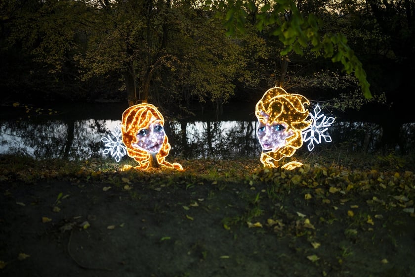 Lumina Park w Zamku Topacz pod Wrocławiem