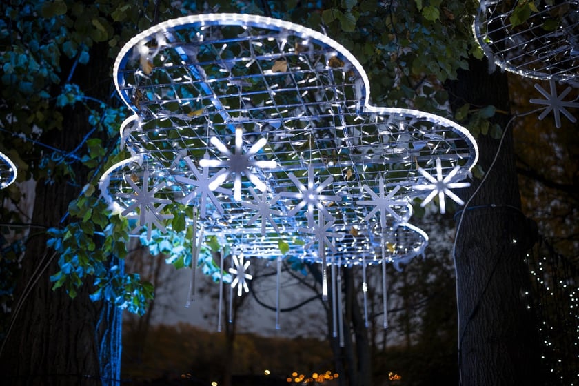 Lumina Park w Zamku Topacz pod Wrocławiem