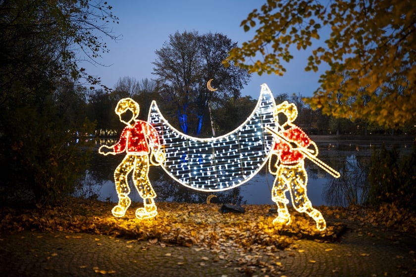 Lumina Park w Zamku Topacz pod Wrocławiem