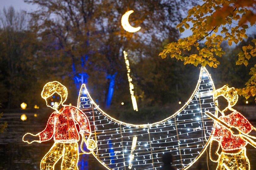 Lumina Park w Zamku Topacz pod Wrocławiem