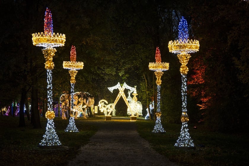 Lumina Park w Zamku Topacz pod Wrocławiem