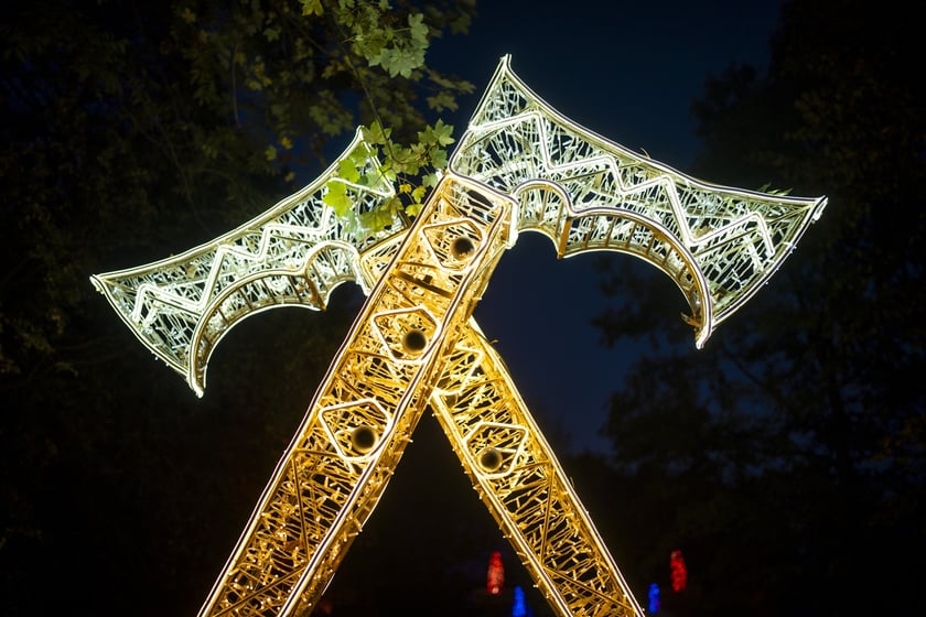 Lumina Park w Zamku Topacz pod Wrocławiem