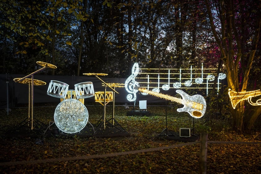Lumina Park w Zamku Topacz pod Wrocławiem