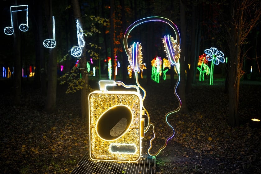Lumina Park w Zamku Topacz pod Wrocławiem