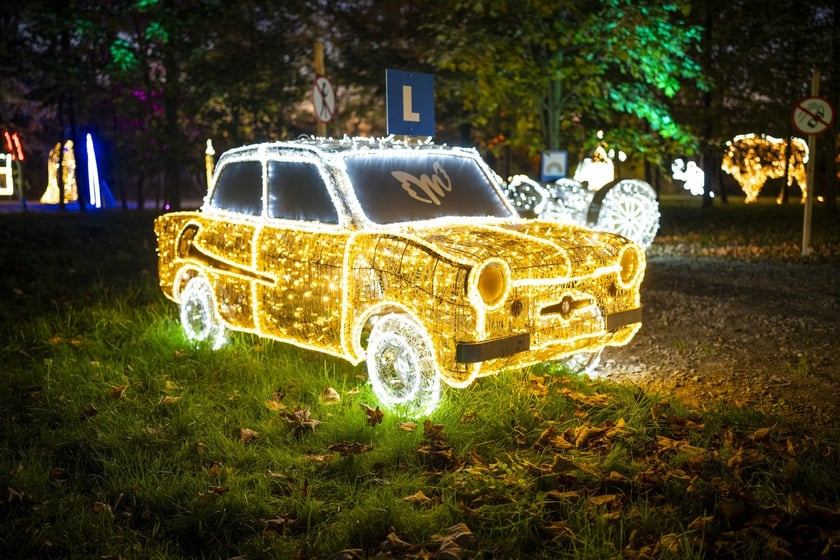 Lumina Park w Zamku Topacz pod Wrocławiem