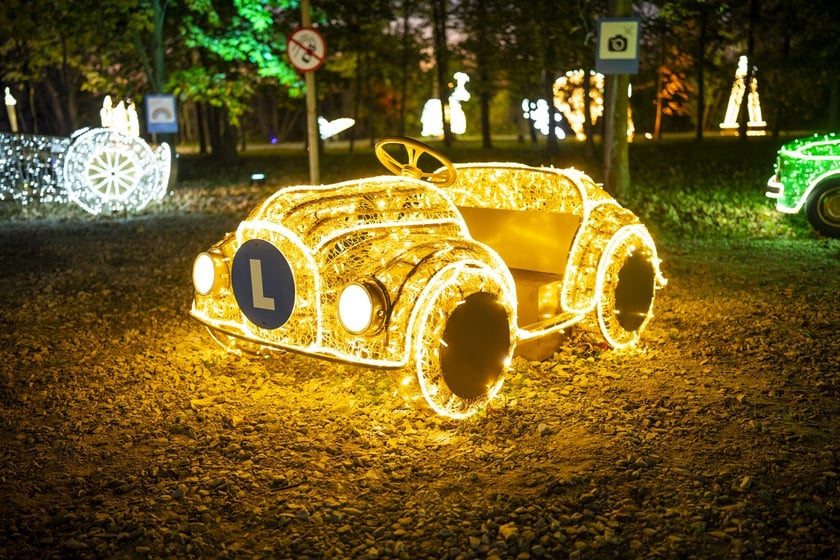 Lumina Park w Zamku Topacz pod Wrocławiem