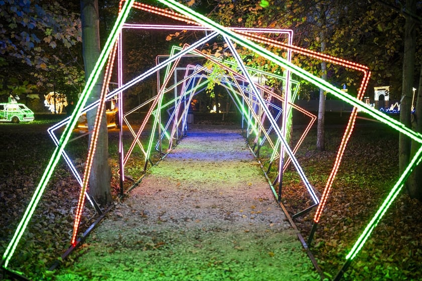 Lumina Park w Zamku Topacz pod Wrocławiem