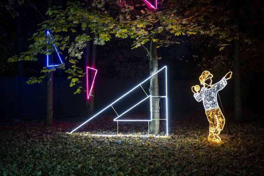 Lumina Park w Zamku Topacz pod Wrocławiem