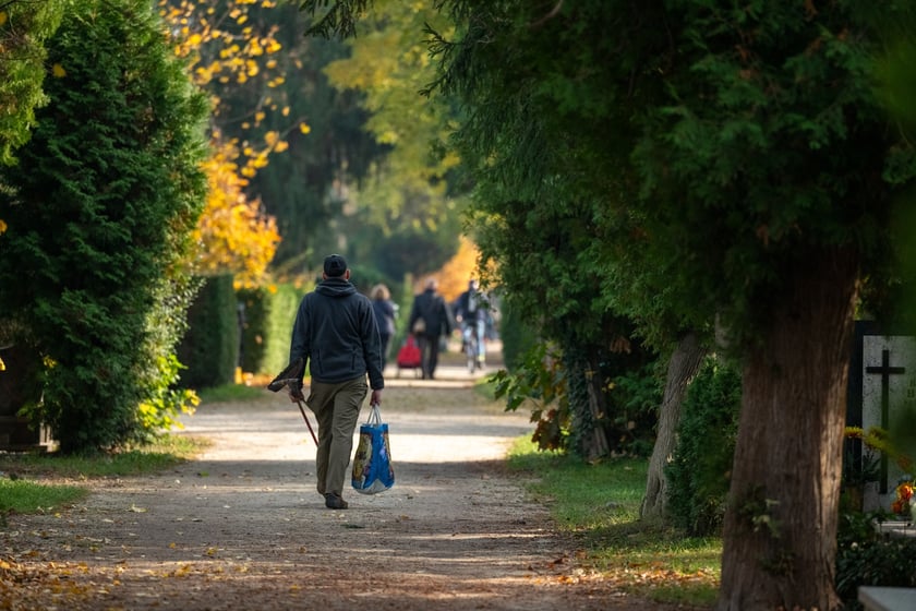 Przygotowania do Wszystkich Świętych na cmentarzu Osobowickim - 27.10.2024