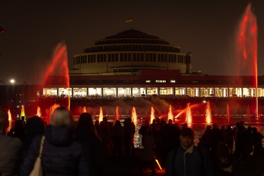 Noc Pokazów 2024 Fontanny Multimedialnej - Wrocław 27 października