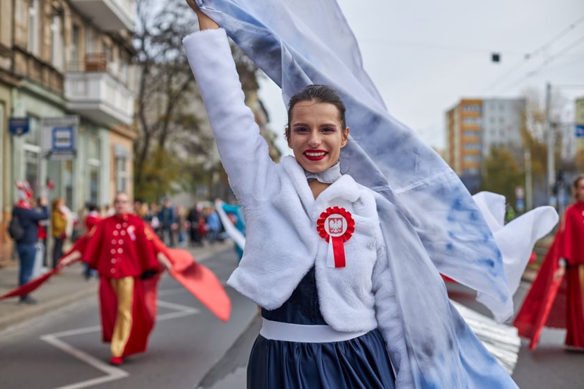 Radosna Parada Niepodległości we Wrocławiu 2022