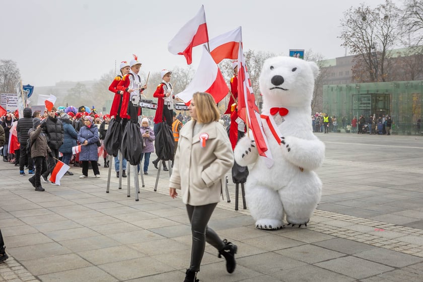 Radosna Parada Niepodległości. Wrocław, 11.11.2024