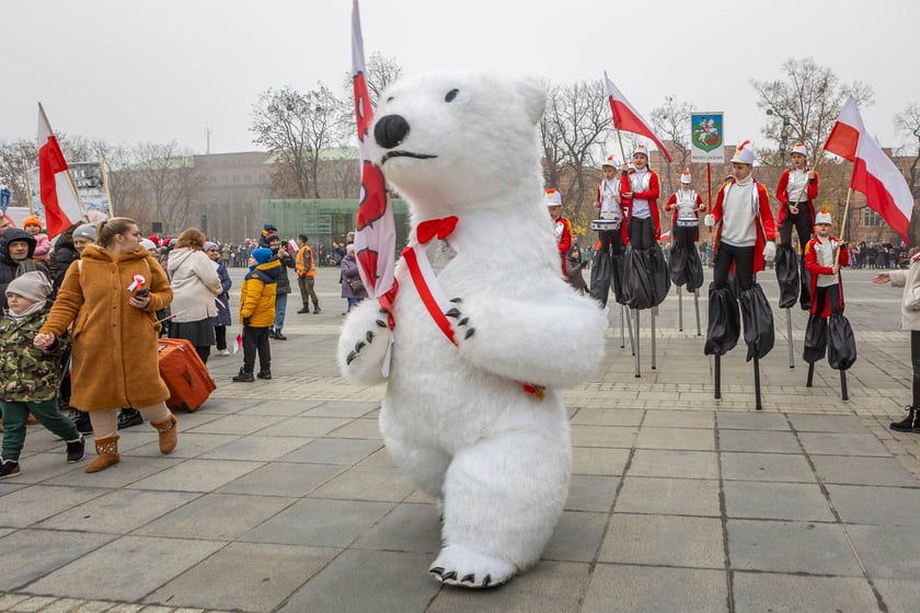Radosna Parada Niepodległości. Wrocław, 11.11.2024