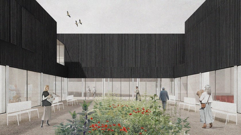 Projekt Dom Społeczności Śląskiej. Adaptacja teren&oacute;w poprzemysłowych w Bytomiu