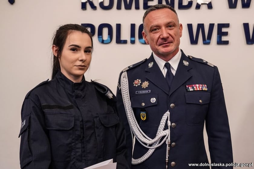 Ślubowanie nowych policjantów we Wrocławiu