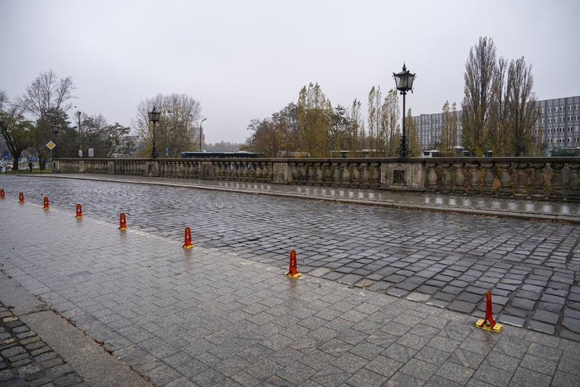 Most Oławski 13 listopada 2024 roku