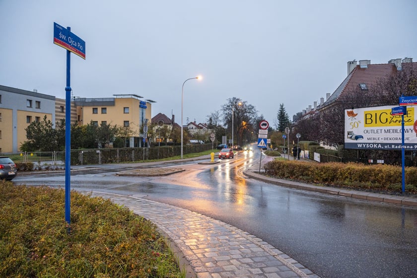 Ulica Ołtaszyńska 17 listopada 2024 roku