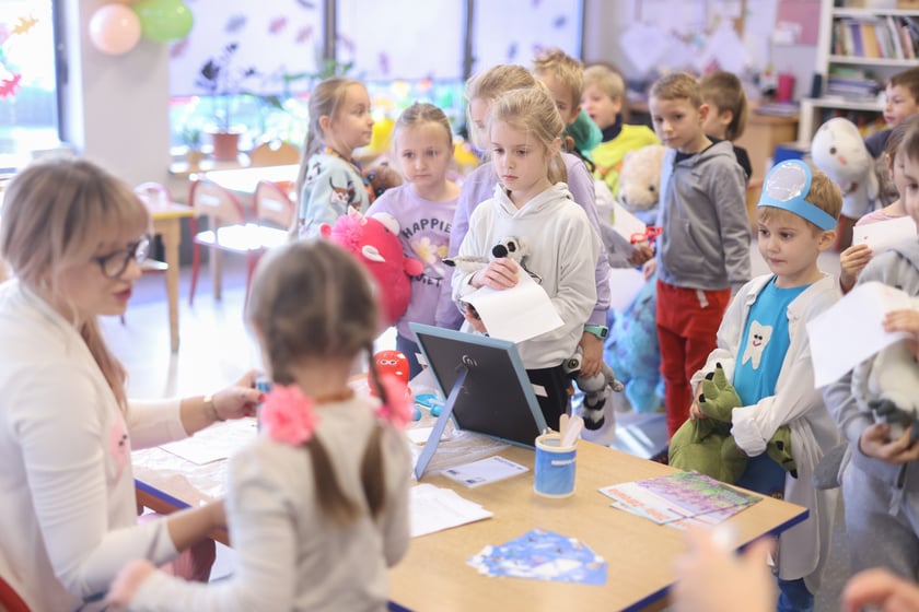 Klinika pluszowego misia w przedszkolu "Niezapominajka". Wrocław, 25.11.2024