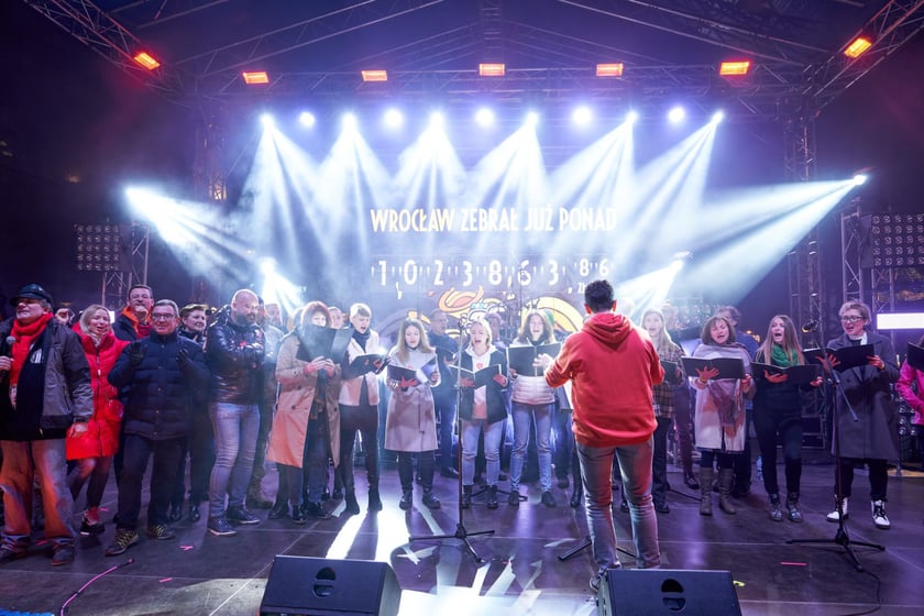 Finał WOŚP 2024 we Wrocławiu, Światełko do Nieba w Rynku