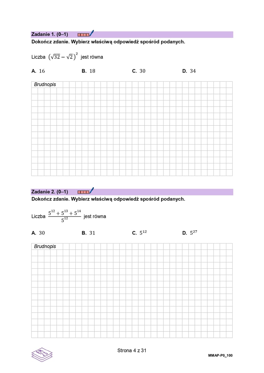 Matura z matematyki 2025 z CKE - arkusz - poziom podstawowy 6 maja