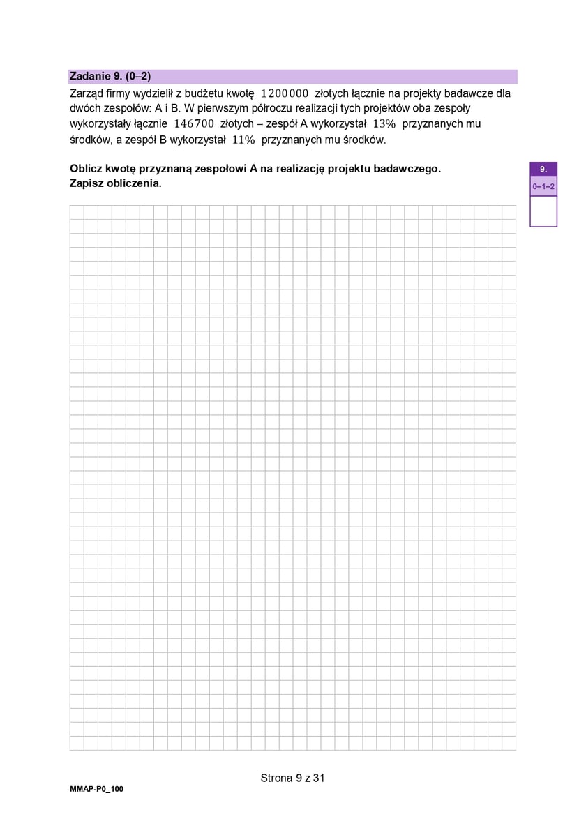 Matura z matematyki 2025 z CKE - arkusz - poziom podstawowy 6 maja