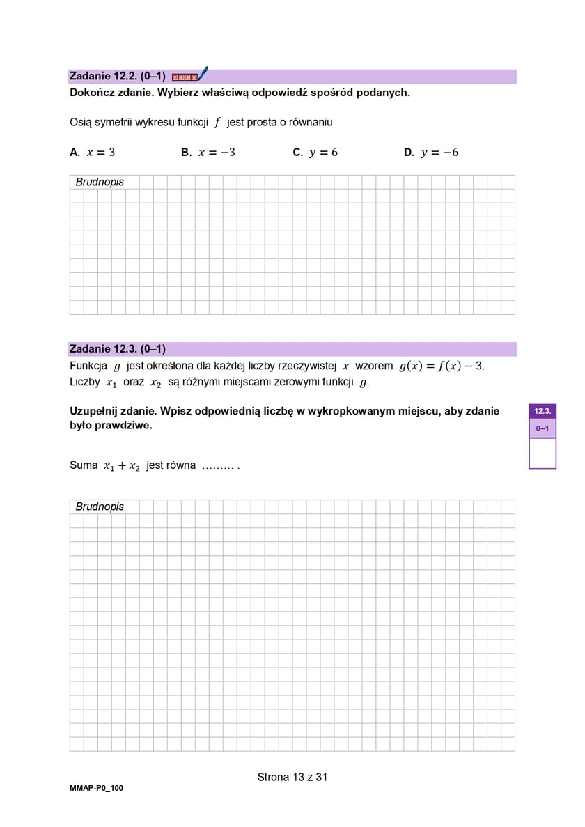 Matura z matematyki 2025 z CKE - arkusz - poziom podstawowy 6 maja