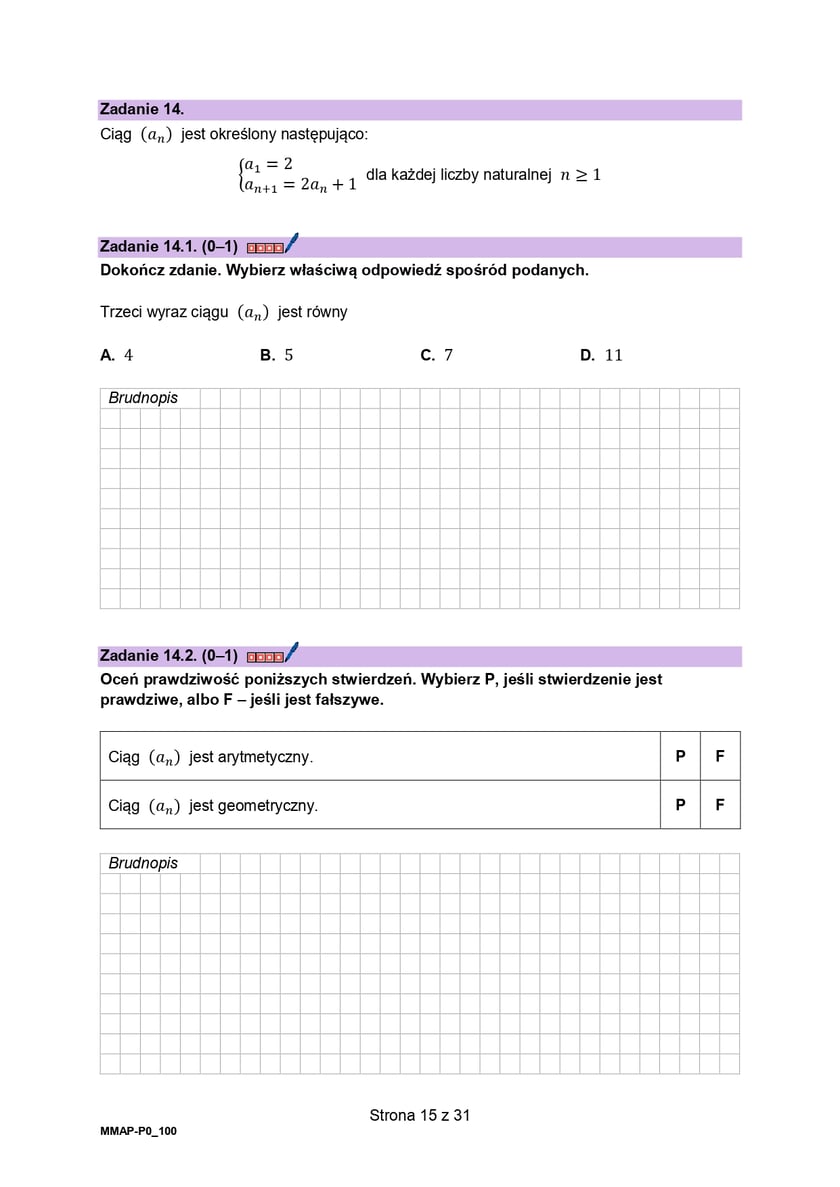 Matura z matematyki 2025 z CKE - arkusz - poziom podstawowy 6 maja