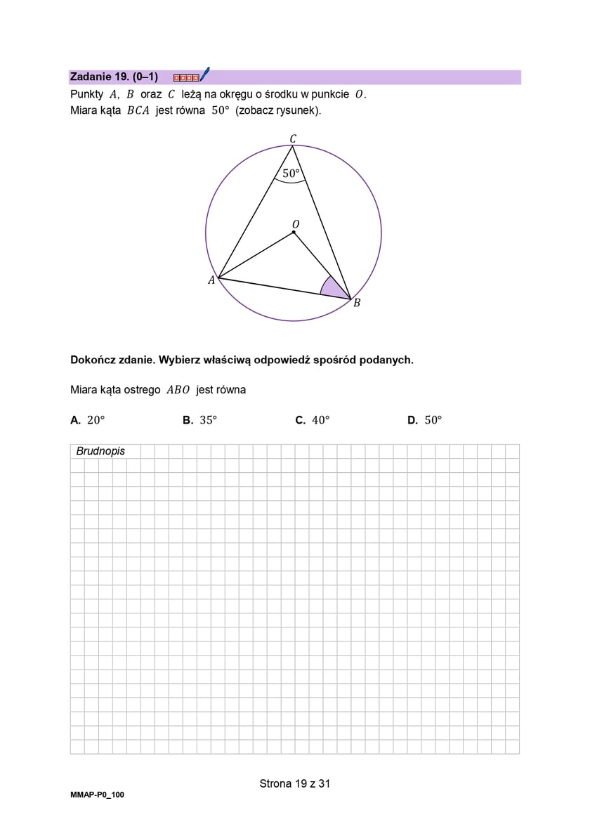 Matura z matematyki 2025 z CKE - arkusz - poziom podstawowy 6 maja