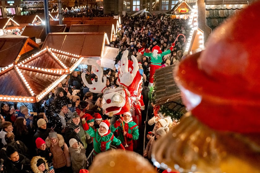 Mikołajki na wrocławskim Rynku. Mikołaj, elfy, jarmark i rozświetlona choinka
