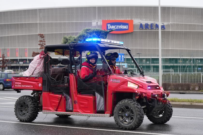 Przejazd Moto Mikołajów przez Wrocław, 07.12.2024